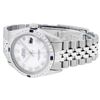 Image 7 : Rolex Mens Stainless Steel MOP Roman 36MM Diamond & Sapphire Datejust Wristwatch