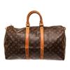 Image 1 : Louis Vuitton Brown Monogram Keepall 45cm Travel Bag