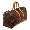 Image 2 : Louis Vuitton Brown Monogram Keepall 45cm Travel Bag
