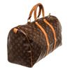 Image 3 : Louis Vuitton Brown Monogram Keepall 45cm Travel Bag