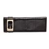 Image 1 : Gucci Black Snakeskin Romy Long Clutch