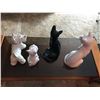 Image 3 : Large Ceramic Cat & Dog Figurines