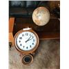 Image 1 : Ingraham Quartz Wall Clock w Key & World Globe