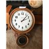 Image 2 : Ingraham Quartz Wall Clock w Key & World Globe