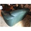 Image 5 : Leather Hunter Green Couch & Love-seat (Like New)