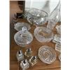 Image 4 : Crystal & Glass Decanter, Cream & Sugar,  Dishware, Ashtrays, Bowls, Bell, Salt & Pepper Shakers