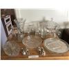 Image 1 : Crystal & Glass Trays, Bowls, Candle Holders, Candy Dish, Pickle Dish, Vases, Salt & Pepper Shakers 