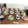 Image 1 : 12 Colourful Teacups & Saucers