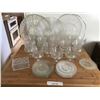 Image 1 : Assortment of Crystal and Glass Dishes, Plates, & Decorative Box