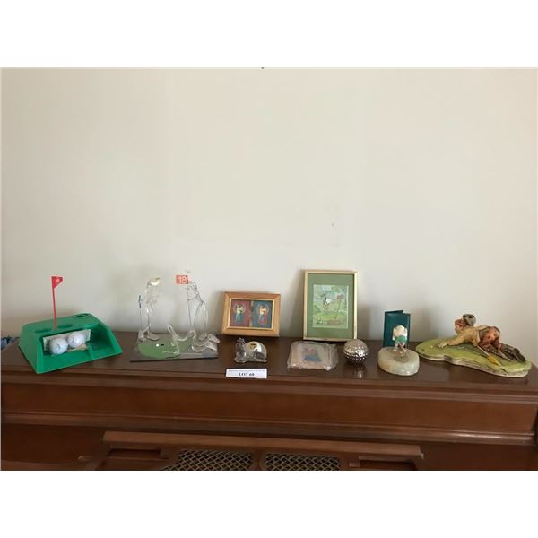 Putting Pro, 18 Hole Glass Golfers, Playing Cards, 19th Hole Clock, Golf Picture, Tees/Golf balls, G