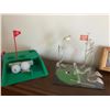 Image 4 : Putting Pro, 18 Hole Glass Golfers, Playing Cards, 19th Hole Clock, Golf Picture, Tees/Golf balls, G