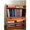 Image 1 : Wooden Bookcase & Large Selections of Records & Books