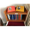 Image 4 : Wooden Bookcase & Large Selections of Records & Books