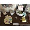 Image 3 : Norman Rockwell Print (Boy & Puppy), Easter Cookie Cutters, Easter Décor, 2 Floral Mugs, Baby Cotton