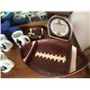 Image 2 : Padermo 8 Piece Utensil Set, Monarch Scale, White Teapot/Creamer/Sugar, 3 Mugs, Football Chip & Dip 