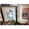 Image 3 : 3 Big Eyes Girl Framed Prints, 30 Handmade Cards, Monet Address & Birthday Book, Variety of Books, C