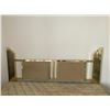 Image 2 : Brass Bed (some delamination), 2 End Tables & Étagère