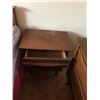 Image 3 : Mid Century Modern Twin Bed, 2 End Tables, 6 Drawer Dresser & 9 Drawer Dresser w Mirror