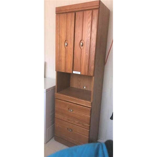 2 Drawer wooden cabinet