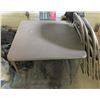 Image 1 : Card Table & 4 Chairs