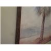 Image 2 : Framed Palm Tree Wall Decor 16"x19"
