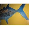 Image 2 : Fish Shape Wall Art 'Live Entertainment' 34"x16"