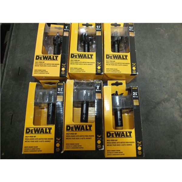 Dewalt Self Feed Bits