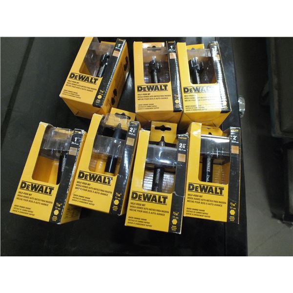 7 Dewalt Self Feed Bits