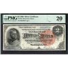 Image 1 : 1886 $2 Silver Certificate PMG 20