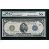 1914 $5 Philadelphia FRN PMG 55EPQ