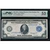 1914 $10 Kansas City FRN PMG 53EPQ