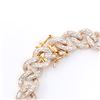 Image 2 : Plated 18KT Yellow Gold 0.75ctw Diamond Bracelet