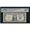 1935G $1 No Motto Silver Certificate PMG 67EPQ