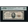 1929 $20 Philadelphia PA National PMG 15