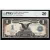 1899 $1 STAR Black Eagle Silver Cert PMG 20