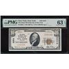 1929 $10 New York NY National PMG 63EPQ