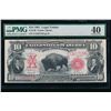 Image 1 : 1901 $10 Bison Legal Tender Note PMG 40