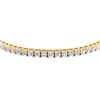 Image 2 : 14KT Yellow Gold 2.88ctw Diamond Tennis Bracelet