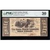 Image 1 : 1863 $3 Raleigh NC Obsolete Note PMG 30