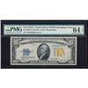 1934A $10 N Africa Silver Certificate PMG 64EPQ