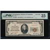 1929 $20 Washington DC National PMG 25