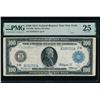 1914 $100 New York FRN PMG 25