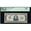 1934 $500 Boston DGS FRN PCGS 64