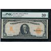1907 $10 Gold Certificate PMG 30EPQ