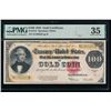 Image 1 : 1922 $100 Gold Certificate PMG 35