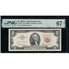 Image 1 : 1963A $2 Legal Tender Note PMG 67EPQ