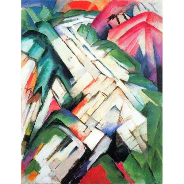 Franz Marc - Mountains