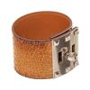 Image 2 : Hermes Tan Brown Alligator Bracelet