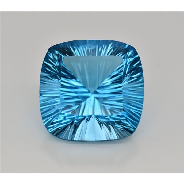 Amazing Laser Cut 50.70 Ct Natural Swiss Blue Color Topaz