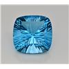 Image 2 : Amazing Laser Cut 50.70 Ct Natural Swiss Blue Color Topaz